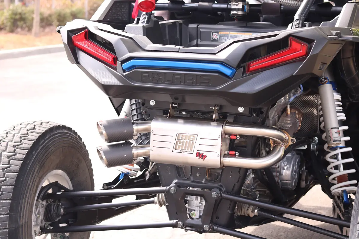Explorer Series Polaris Dual Slip On Rzr Xp Turbo / Turbo S (17-24) 1