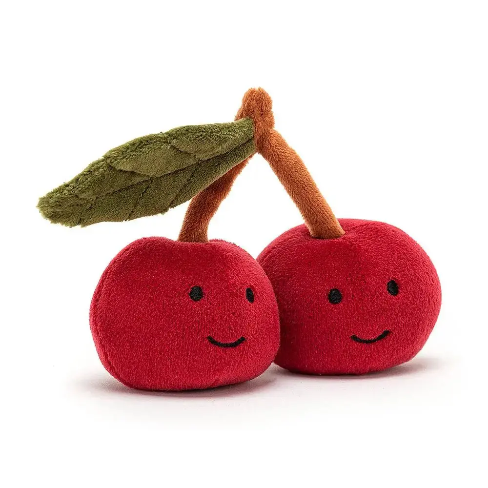 Jellycat Fabulous Fruit Cherry One Size - H4" X W4" 1