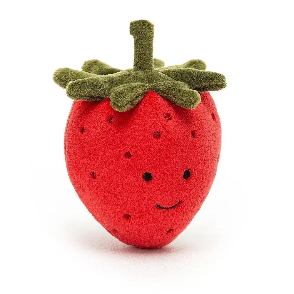 Jellycat Fabulous Fruit Strawberry One Size - H3" X W3" 1