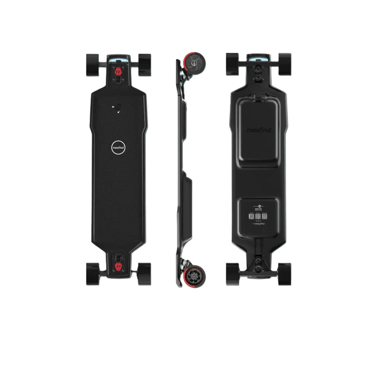 Maxfind Ff Pro| Dual 1000W Hub Motors, 28 Mph, 27 Miles E-Skateboard 1