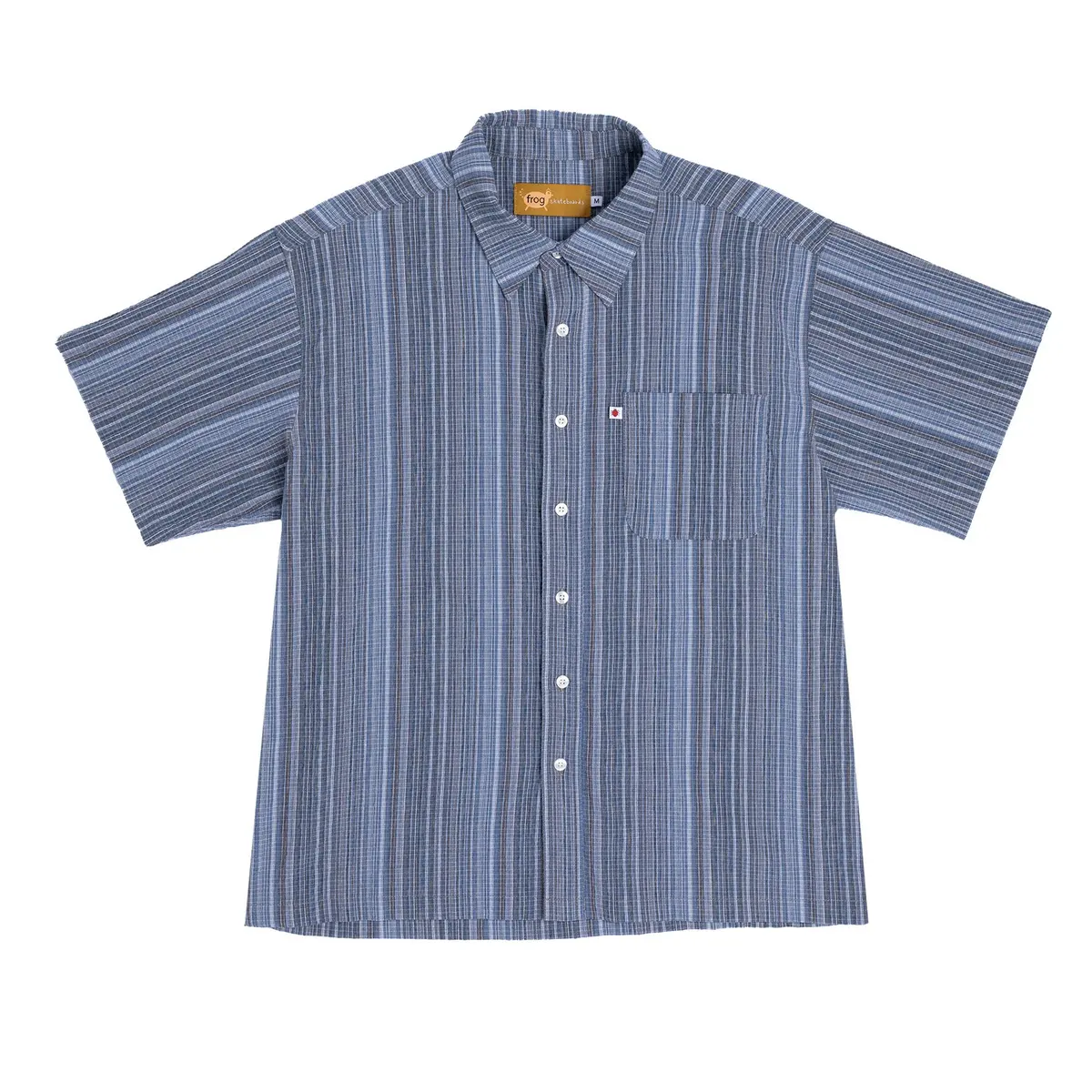 Frog Mojo Striped Pocket Shirt Blue 1