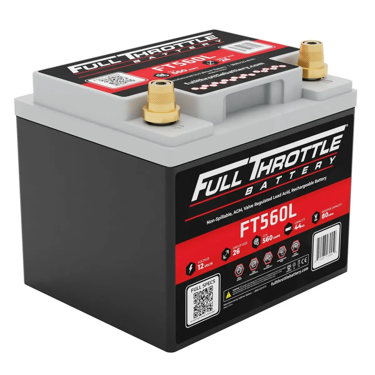 Full Throttle Battery Ft560l - (Polaris Rzr) 1