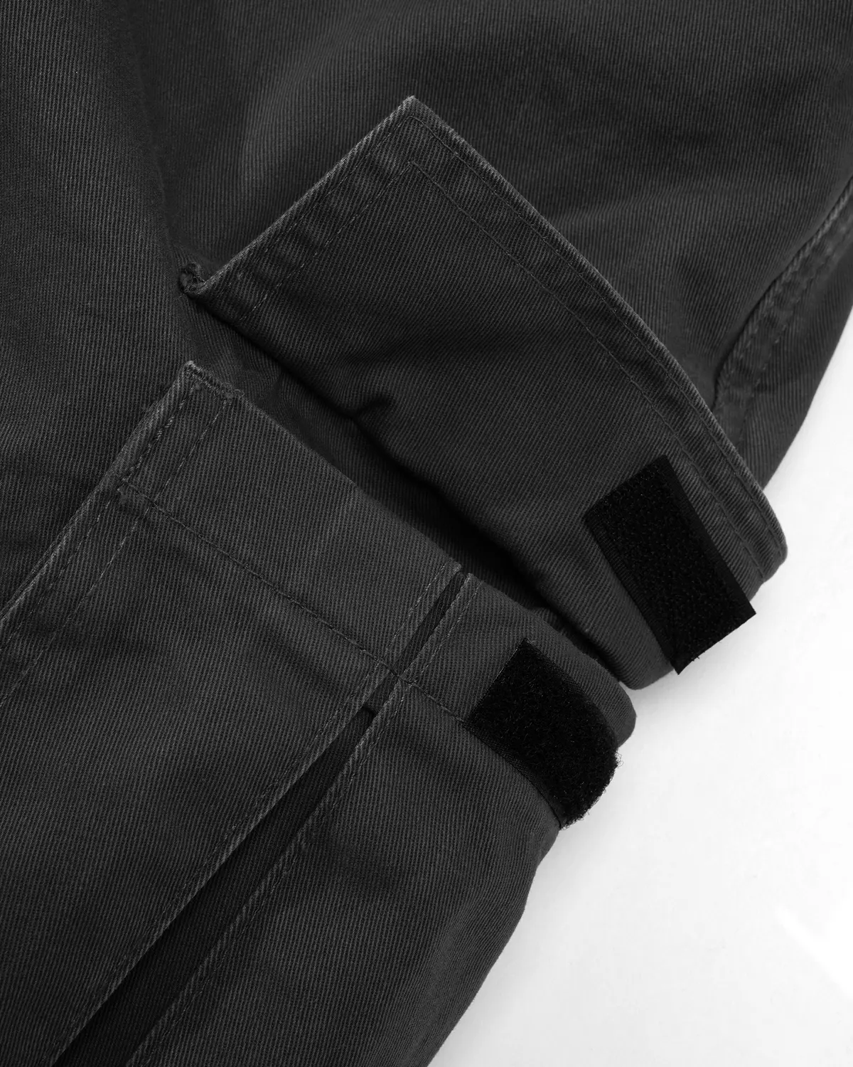 Butter Goods Patch Pocket Denim Jeans Field Cargo Shorts Washed Black 5