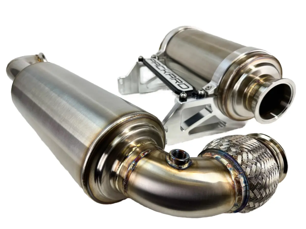 Packard Performance 3" Turbo Back Exhaust (Dual Muffler) For Can-Am X3 1