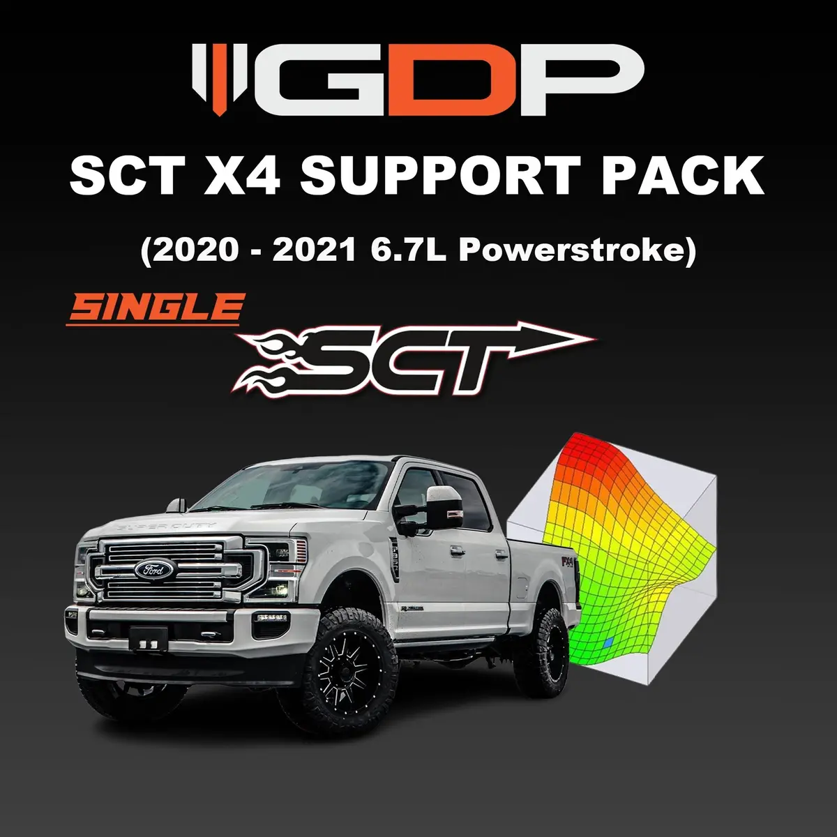 Gdp Sct X4 Support Pack (2020-2021 Powerstroke 6.7L) 1