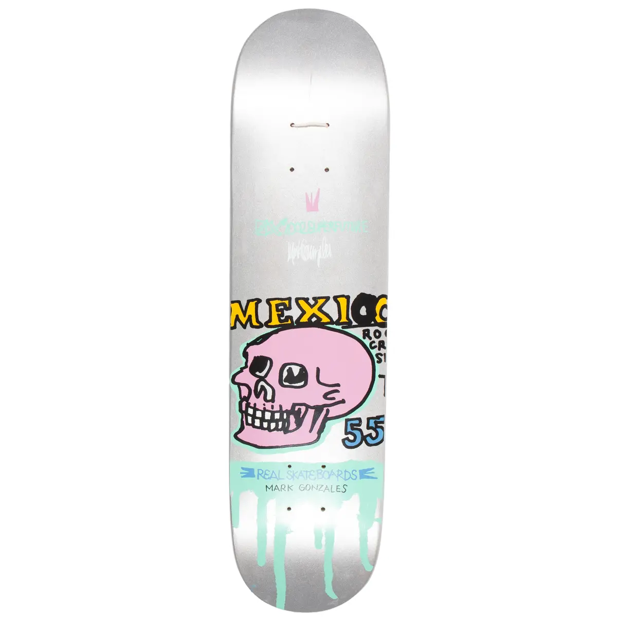 Overripe Real Mark Gonzales Gonz Limited Series Silver Deck (2002) 1