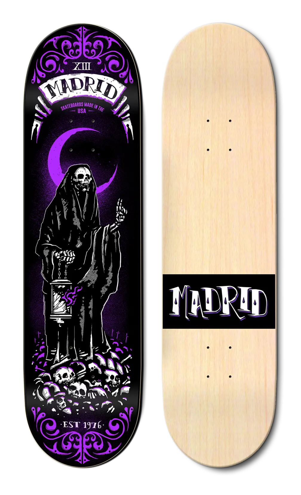 Madrid Augmented Reality Tarot Card Series - Reaper 8.25" 1