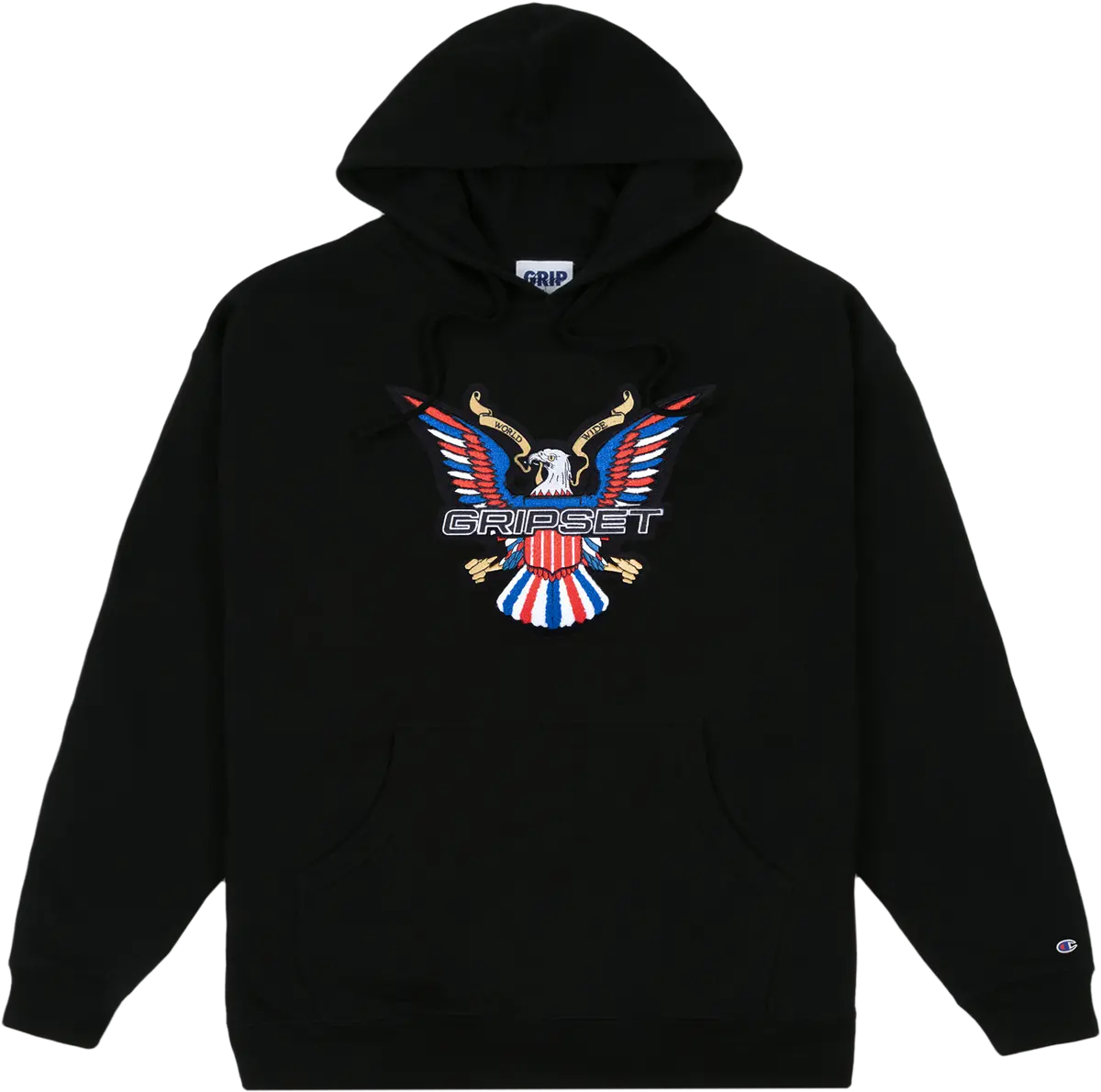 Classic Grip Gripset Embroidered Hoodie Black 1