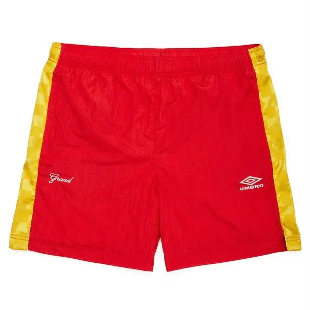 Grand Collection X Umbro Track Short Red/Yellow 1