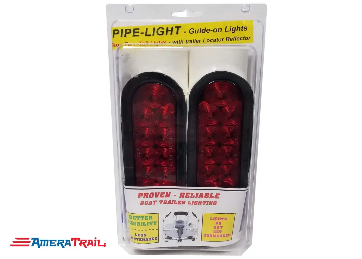 Led Guidepost Lights Fits 2" Pvc Posts- Pipe Light Guide On Lights 1