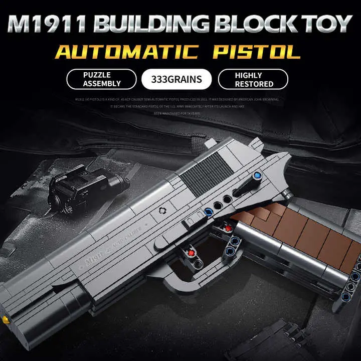 Panlos 670007 M1911 Pistol Gun Brick 1