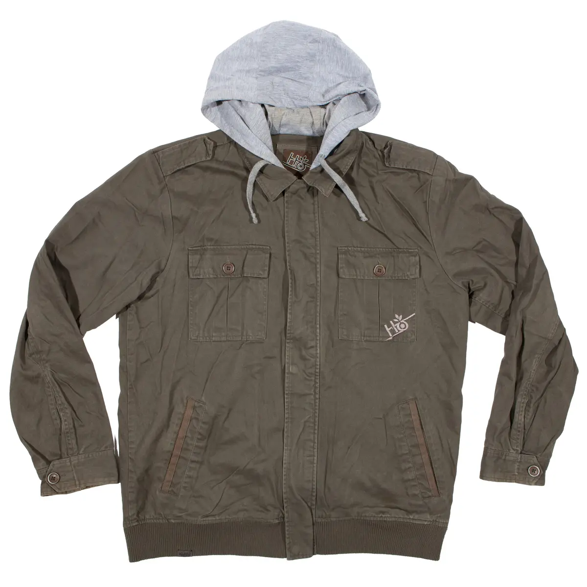 Overripe Habitat Field Jacket Cotton Hood Military Xl (2005Ish) 1