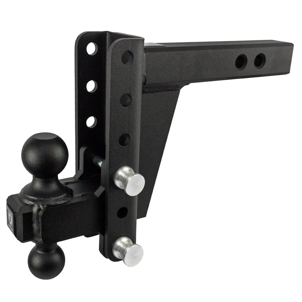 Bulletproof Heavy Duty 6” Drop/Rise Hitch - 2" Box Steel Shank 1