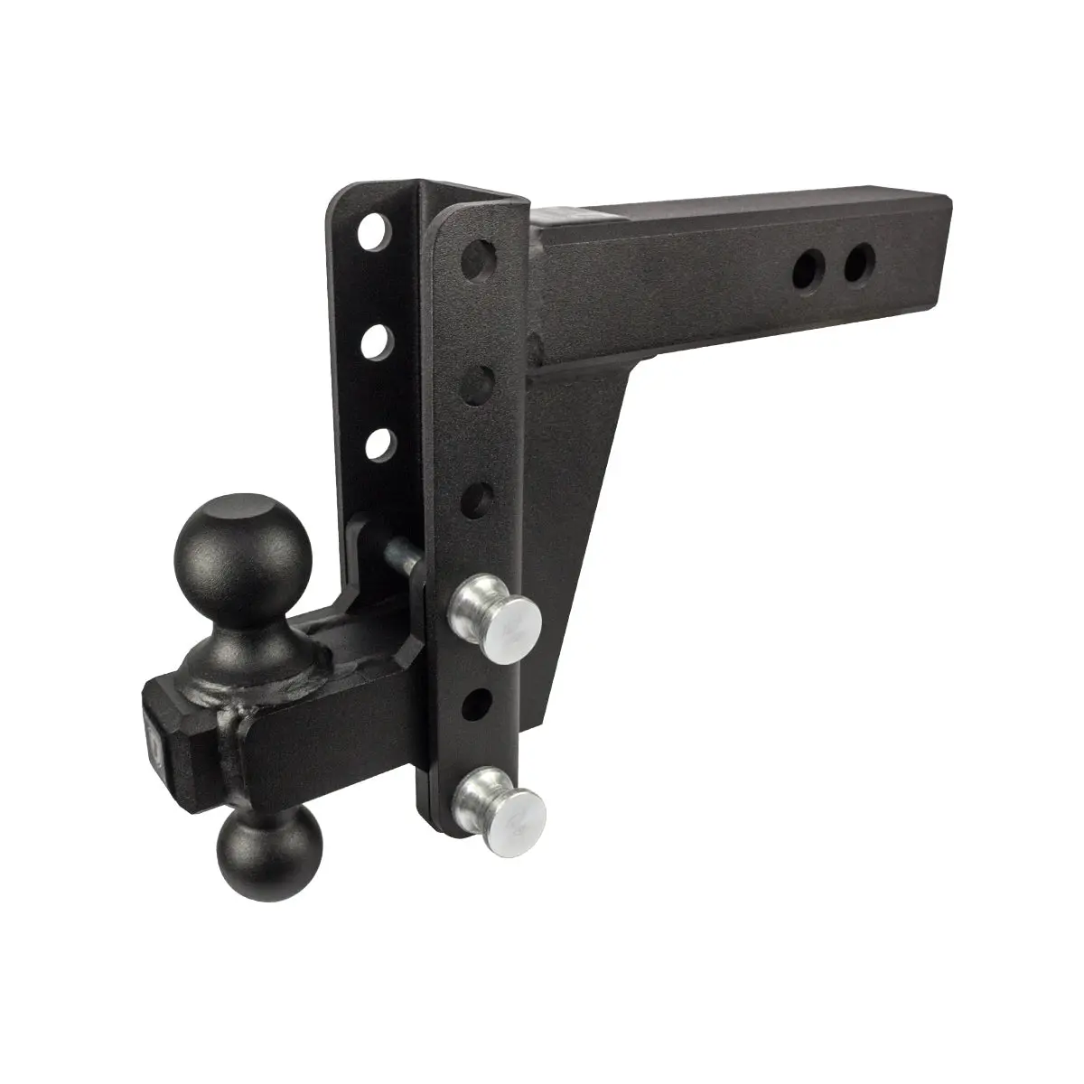 Bulletproof Heavy Duty 6” Drop/Rise Trailer Hitch 2.5" Box Steel Shank 1