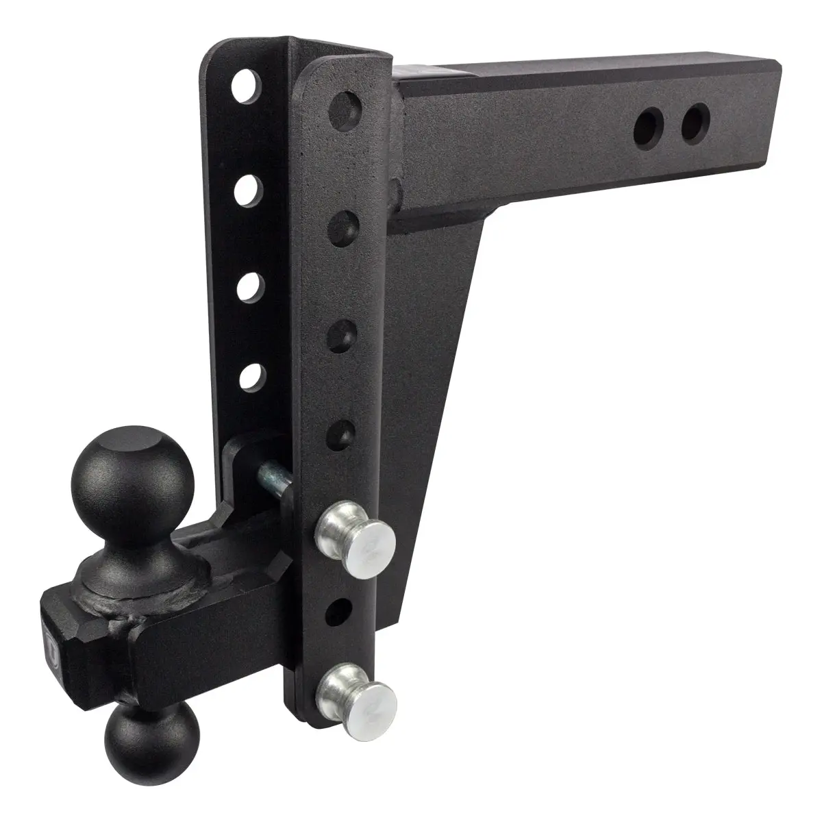 Bulletproof Heavy Duty 8” Drop/Rise Trailer Hitch 2.5 Box Steel Shank 1