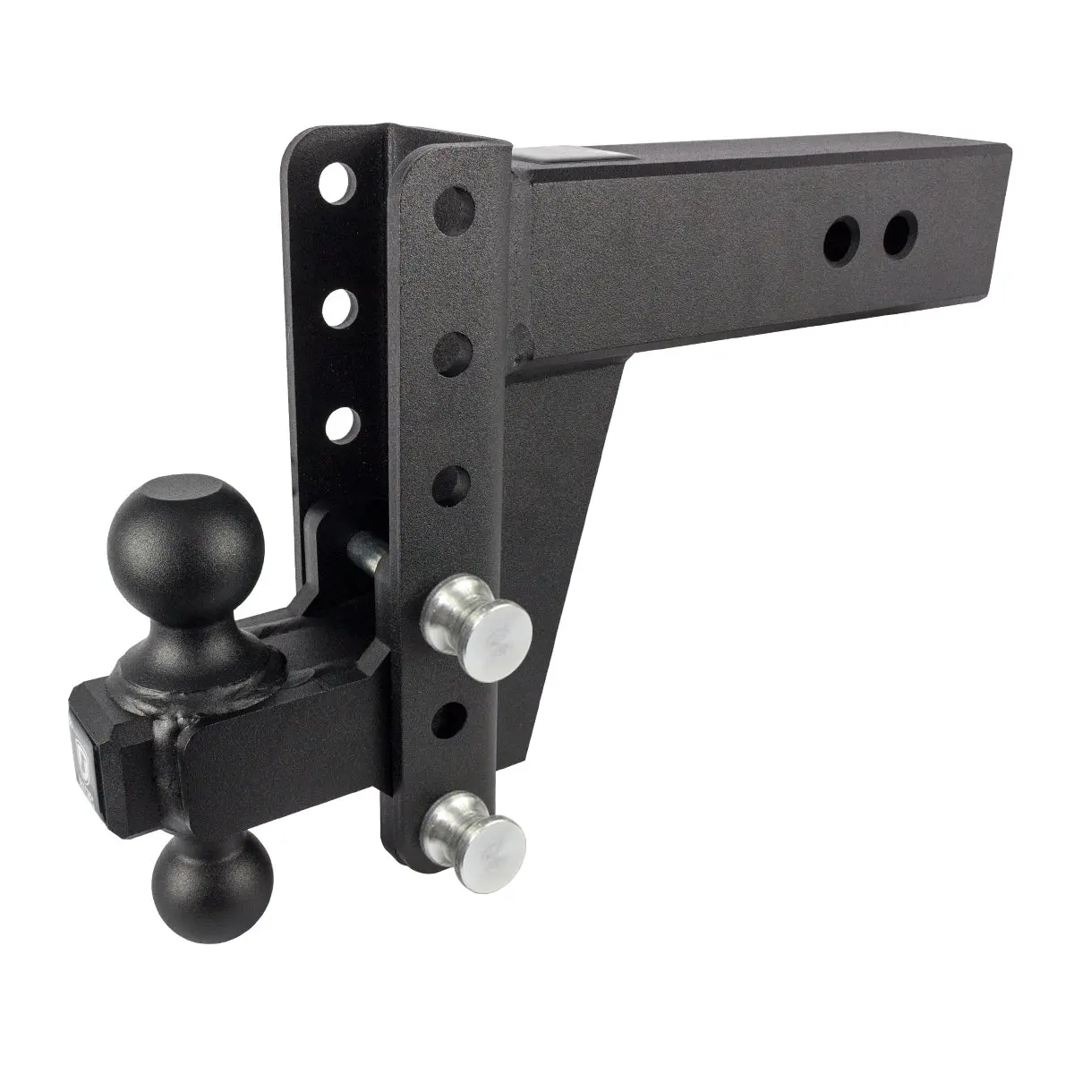 Bulletproof Heavy Duty 6” Drop/Rise Trailer Hitch 3" Box Steel Shank 1