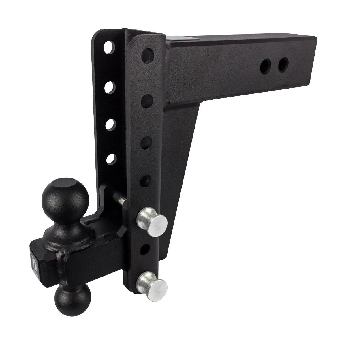 Bulletproof Heavy Duty 8” Drop/Rise Trailer Hitch 3" Box Steel Shank 1