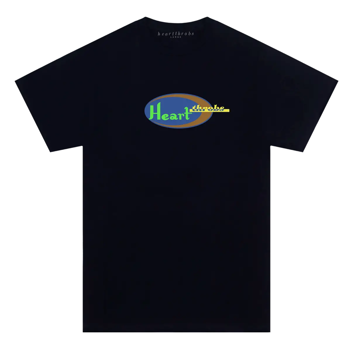 Heartthrobs Oval Star Tee Black 1