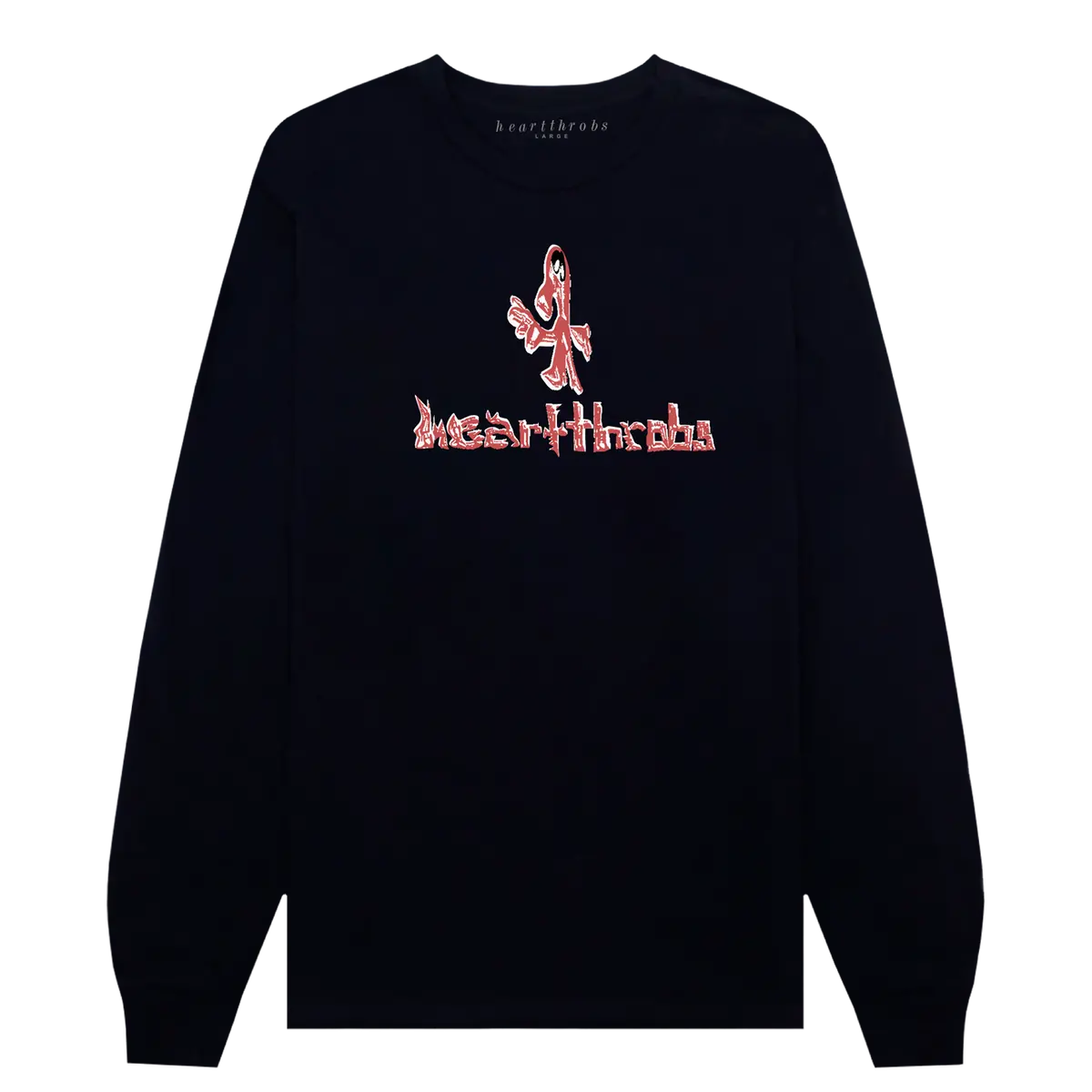 Heartthrobs Tommy Towns Ls Tee Black 1