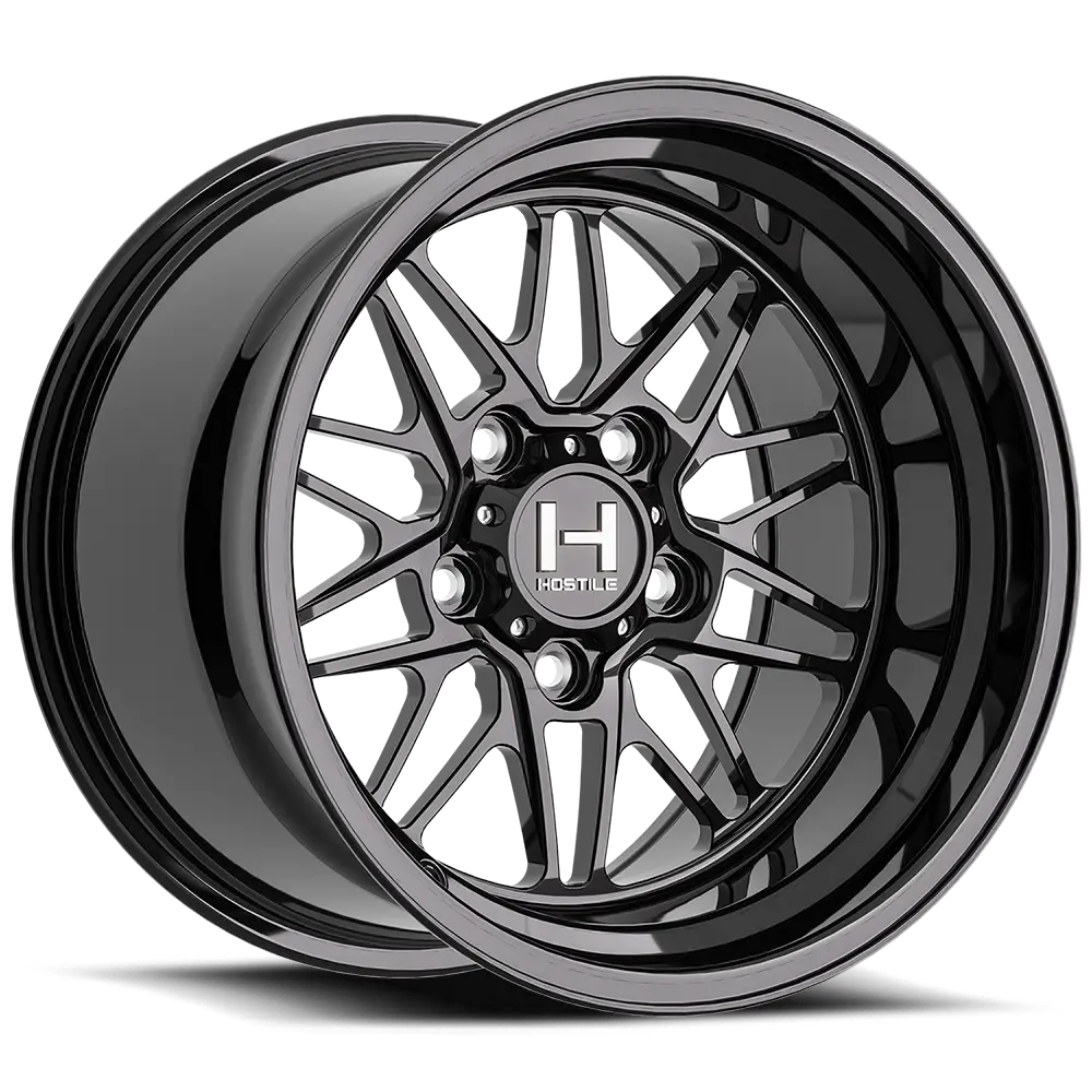 Hostile Gecko Gloss Black Forged Wheel 2