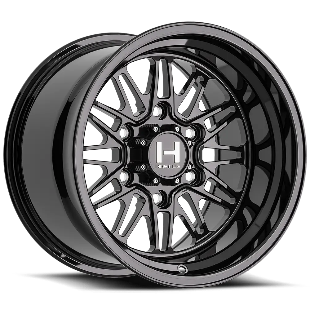 Hostile Gecko Gloss Black Forged Wheel 1
