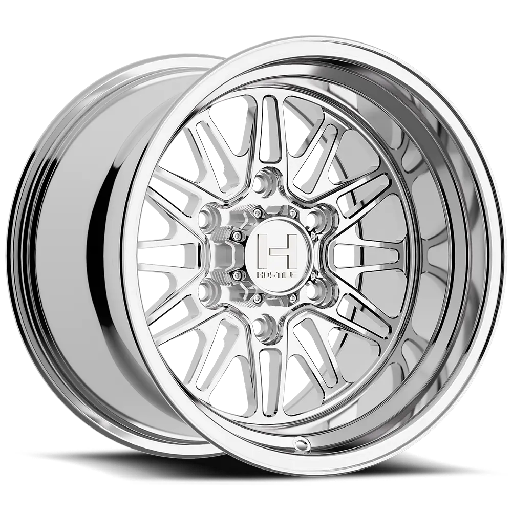 Hostile Gecko Polished Forged Wheel 1