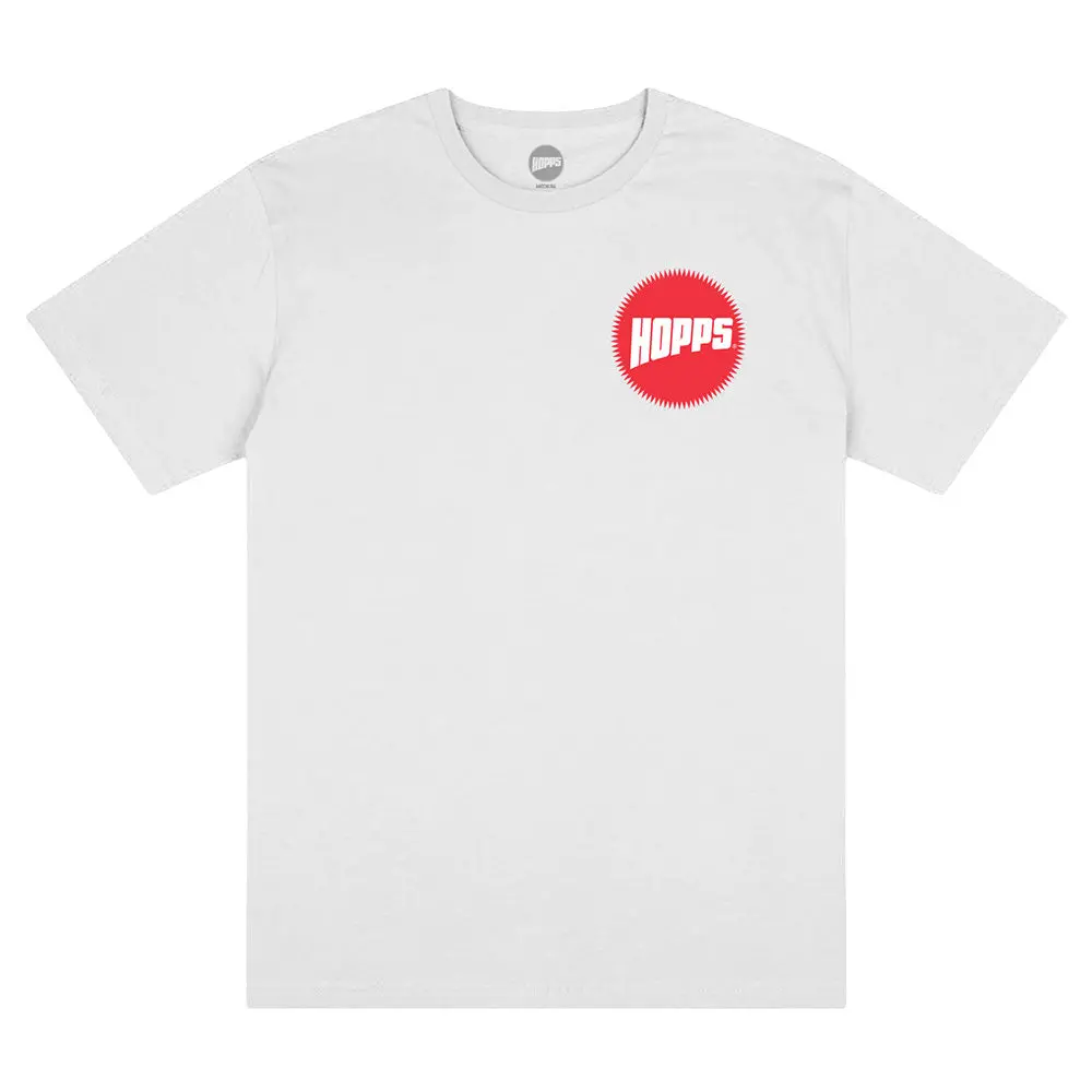 Hopps Sun Logo Tee White 1