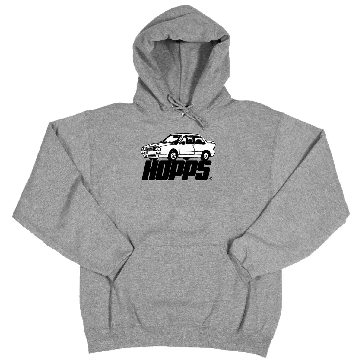 Hopps Big Hopps Auto Hoodie Grey 1