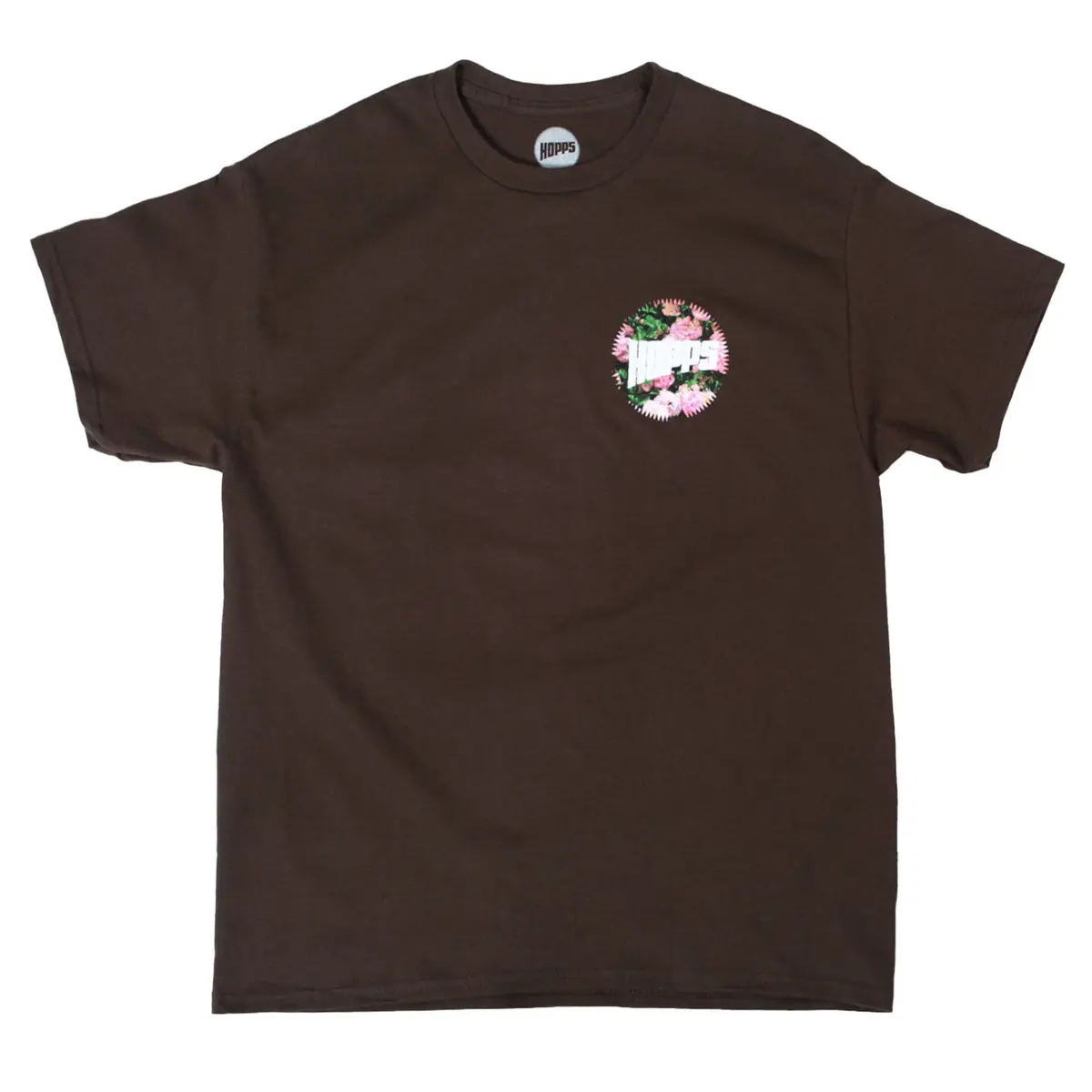 Hopps Big Hopps Roses Tee Chocolate 1