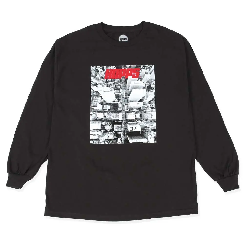 Hopps Midtown Longsleeve Tee Black 1