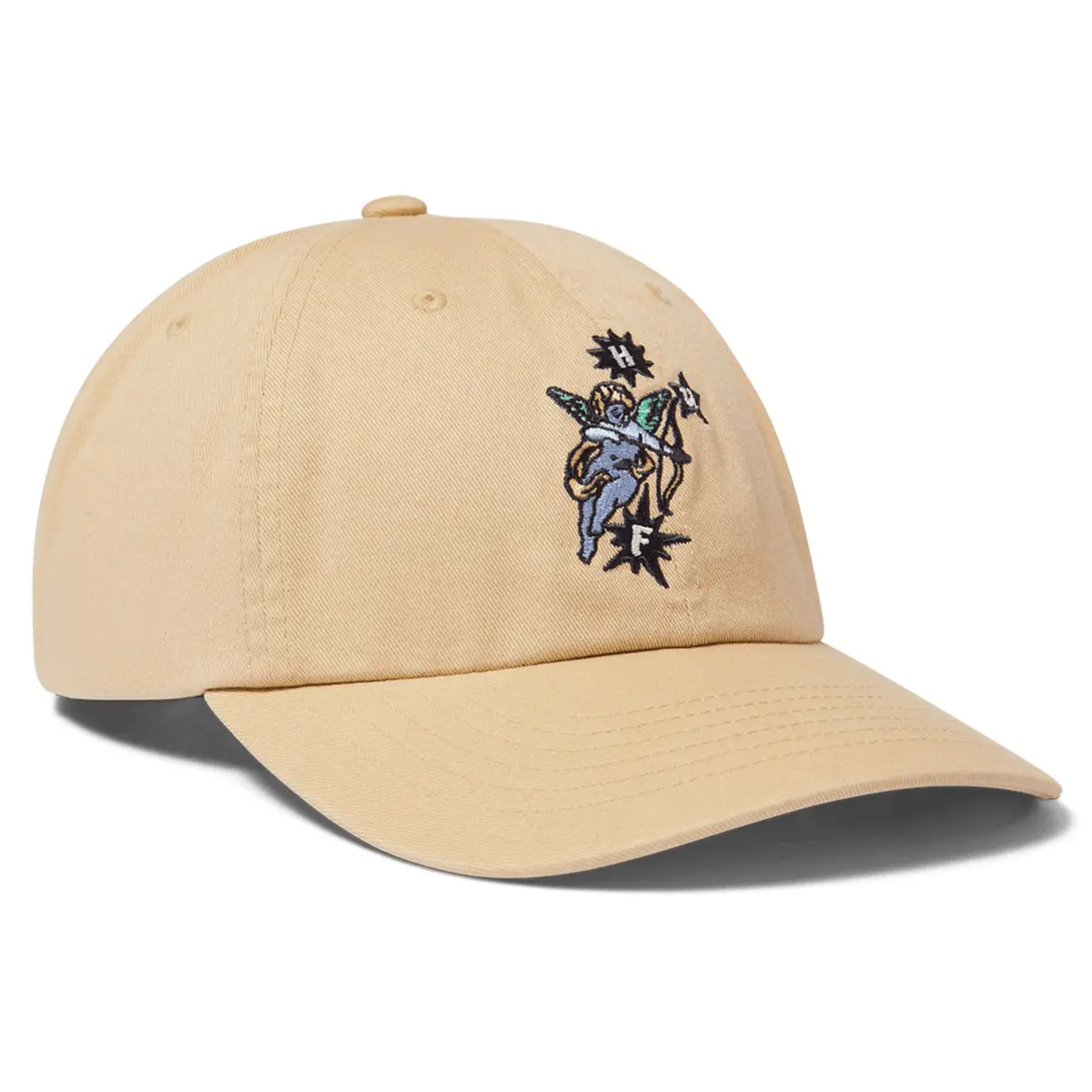 Huf Cupid 6 Panel Cv Hat Khaki 1