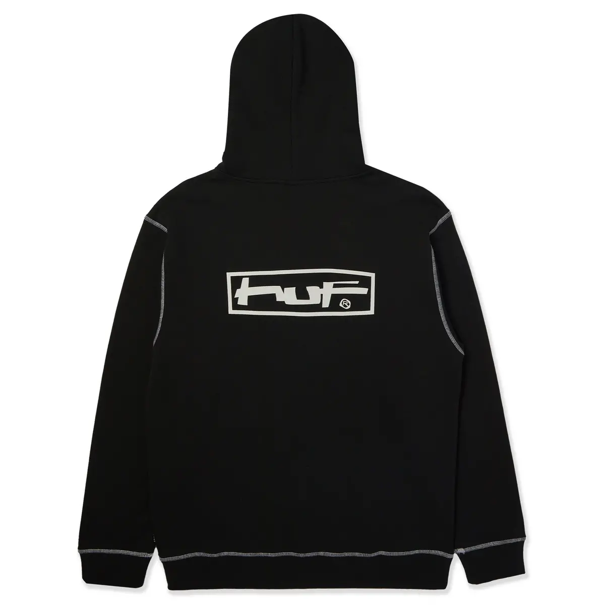 Huf Stretch Zip Hoodie Black 2