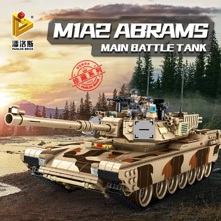 Panlos 632010 M1a2 Abrams Tank Brick 1