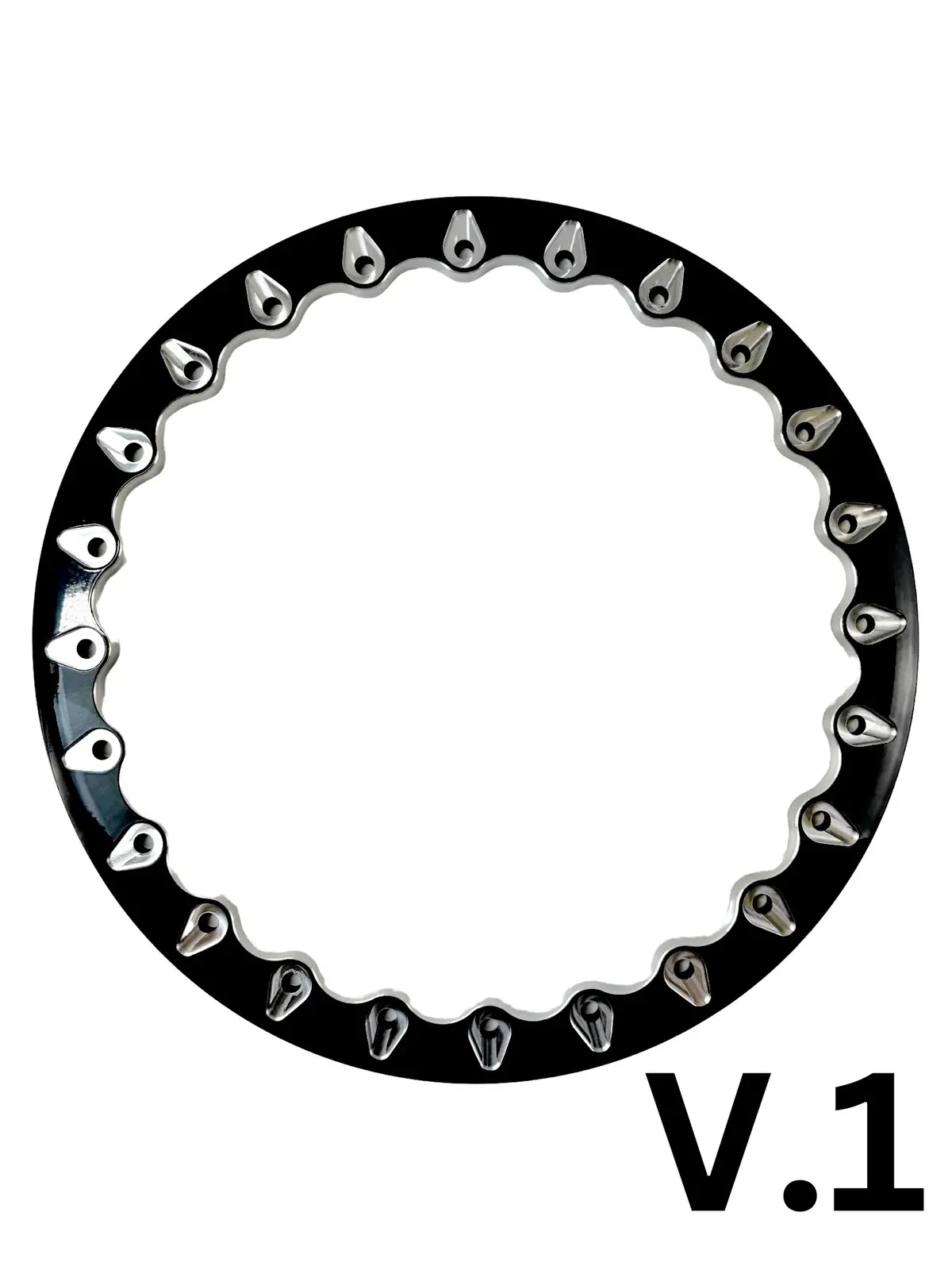 V2 Super Star - Ff Forged Polished Beadlock - Gloss Black 2
