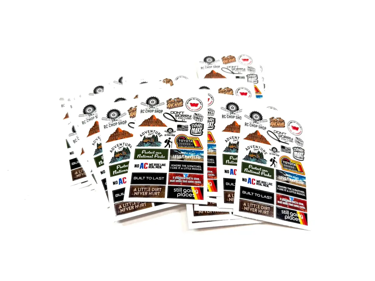 Rccs Adventure Mini Sticker Sheet 1