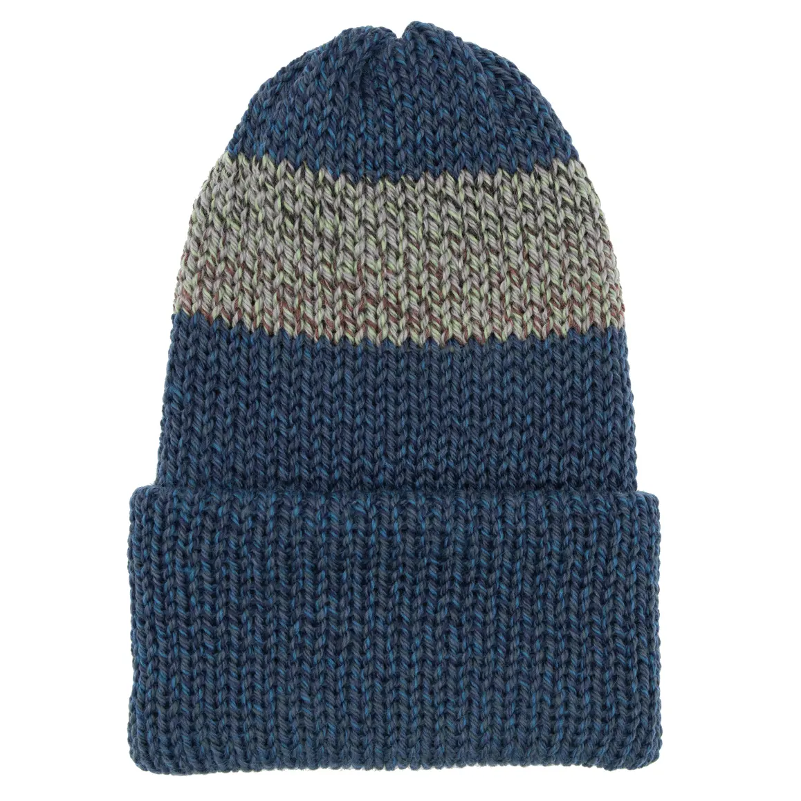 Chimney Og Fold Beanie Deep Blue Sea/Rainy City Fade 1