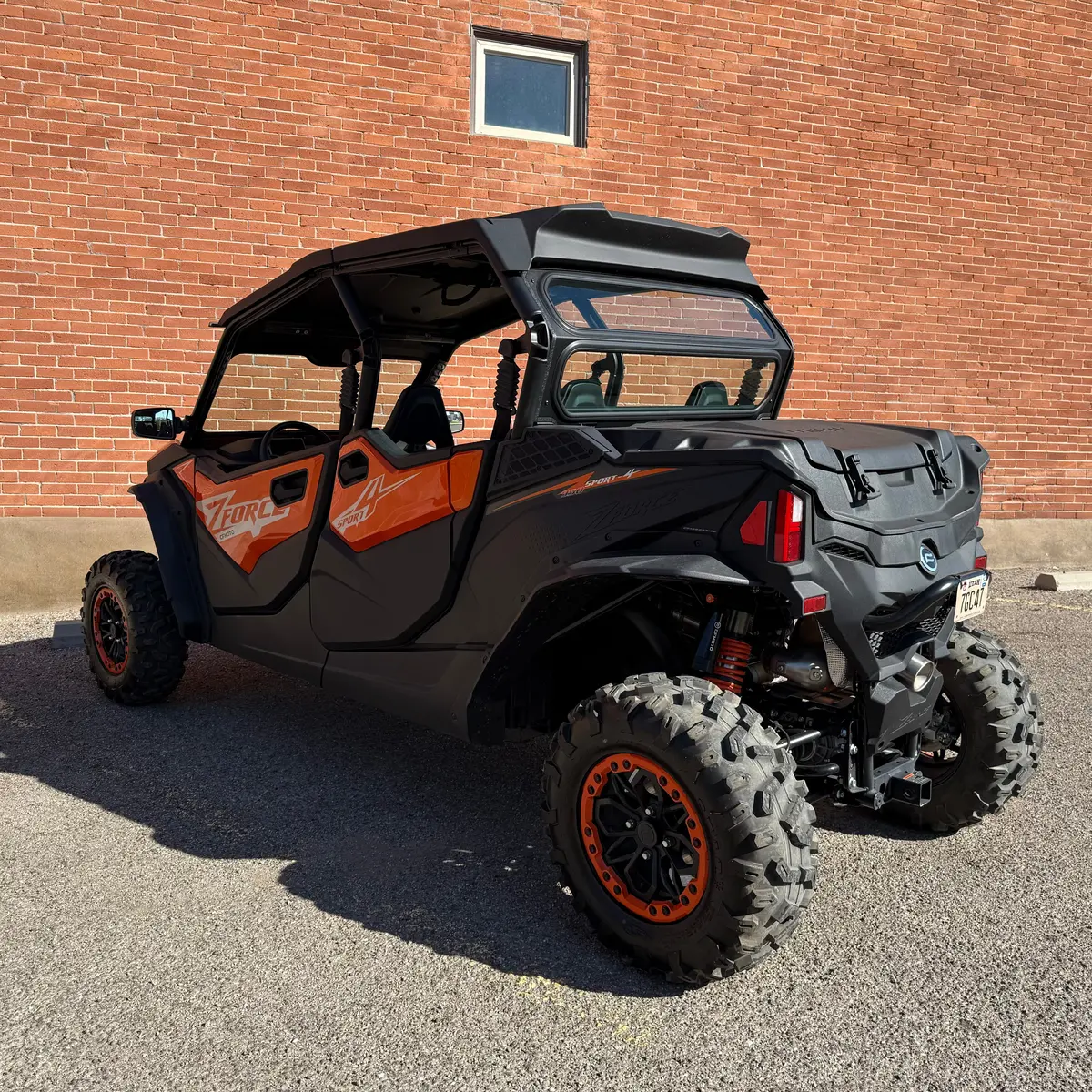 Cfmoto Zforce 950 Sport/Trail Rear Glass Windshield 1