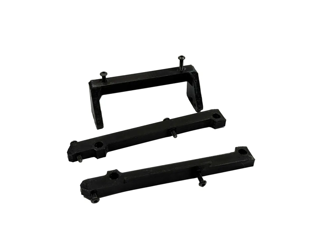 Shrink Rc 3D Printed Body Mount Adaptors Rc4wd Blazer -> Scx10ii Chassis 1