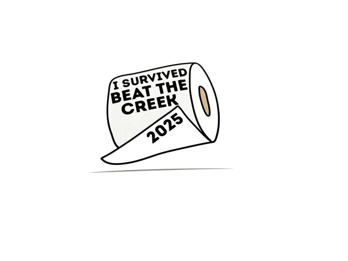 Full-Size I Survived Beat The Creek 2025 Sticker 1
