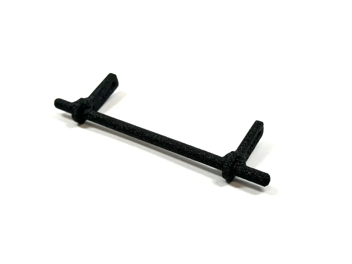 Hand Made Rc Chop Shop Custom Steel Front Bumper For Axial Scx10ii Chassis 1