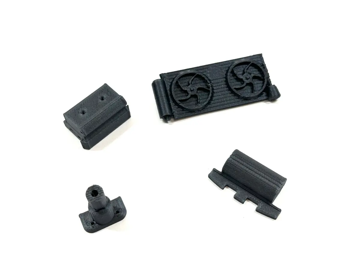 Rccs Hinge & Body Mount Kit For Redcat Ascent-18 & Injora Ir60 Body 1