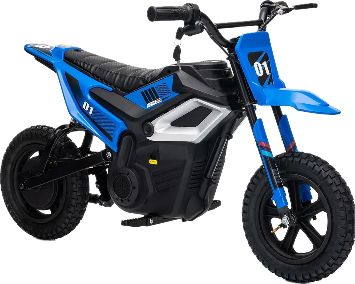 Ge 2.0 24V Electric Dirt Bike 380W Electric Motorcycle - Up To 13.67Mile/H Long-Range, Ride On Motorcycle 25Km  Range, 1