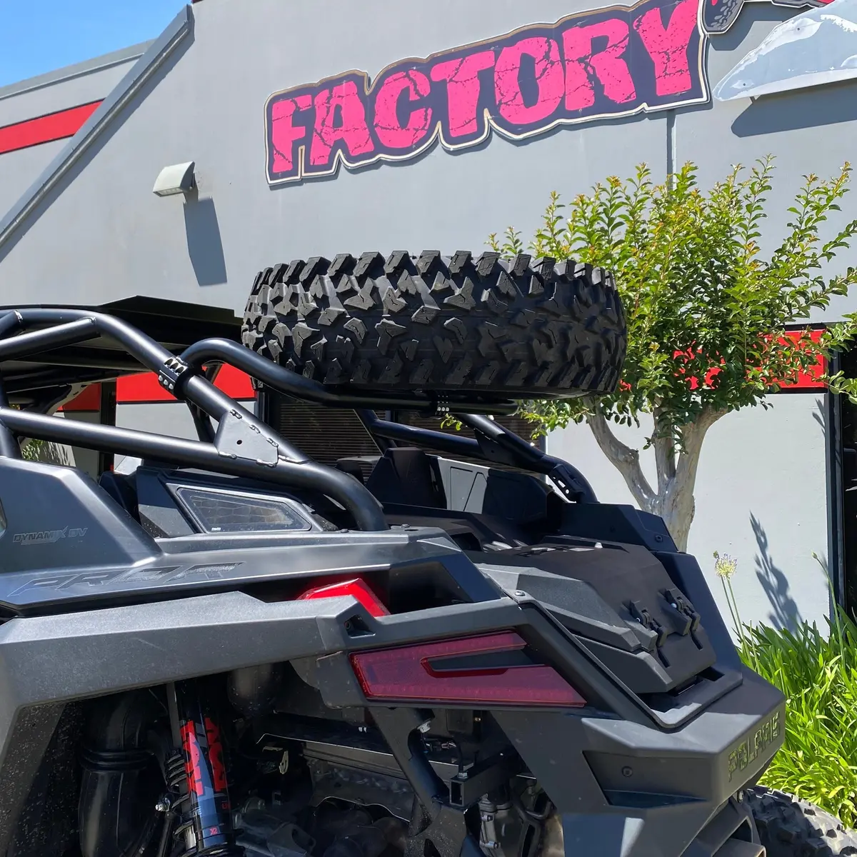 Polaris Rzr Pro R Dual Clamp Spare Tire Mount 1