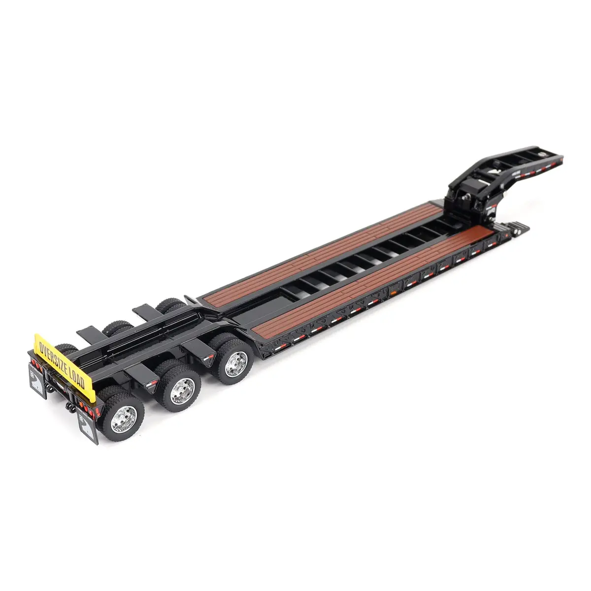 1:50 Trail King Tk120 Hydraulic Detachable Gooseneck Lowboy Trailer (Black Regular Version), Transport Series, 71136 1