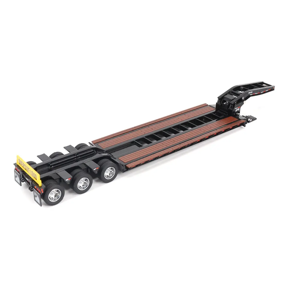 1:50 Trail King Tk120 Hydraulic Detachable Gooseneck Lowboy Trailer (Black Outrigger Version), Transport Series, 71137 1