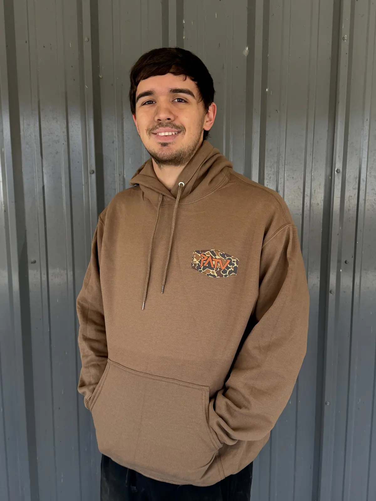 Patv Unisex Old School Camo Hoodie 1