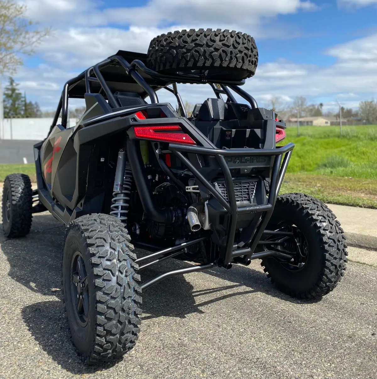 Polaris Rzr Turbo R 4 / Pro S 4 Dual Clamp Spare Tire Mount 2
