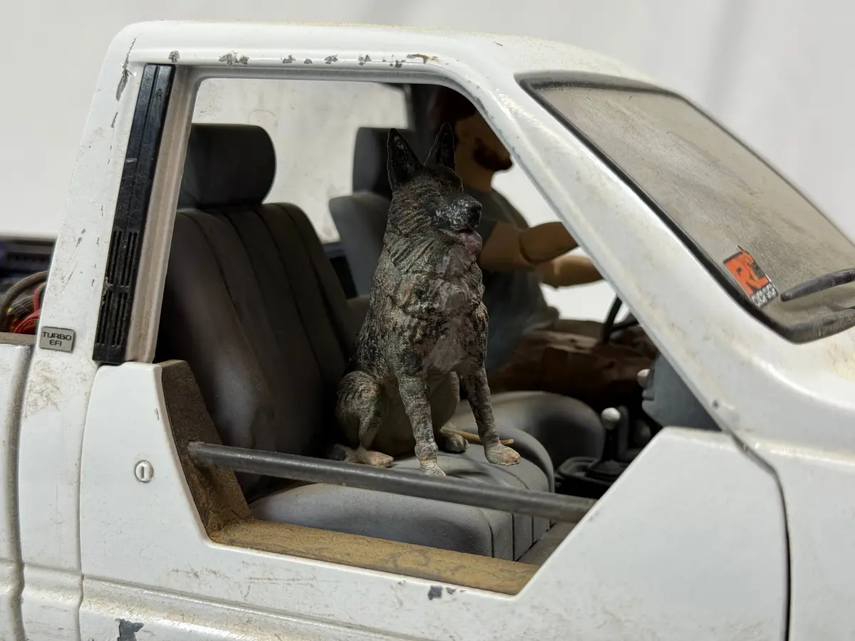 Rccs 1/10 Scale 3D Printed Zeus / German Shepherd Dog 1