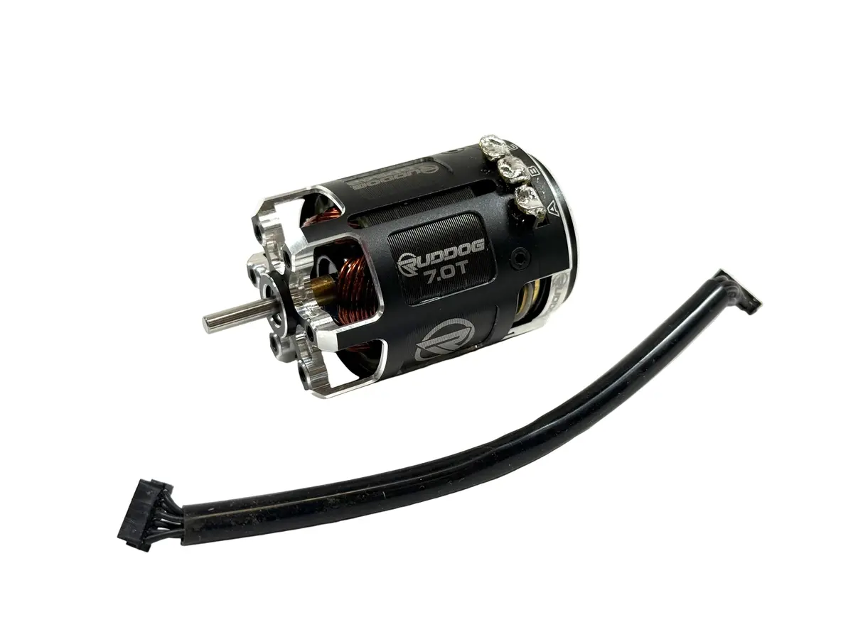 Ruddog Sensored Brushless 7.0T Motor W/ Sensor Cable 1