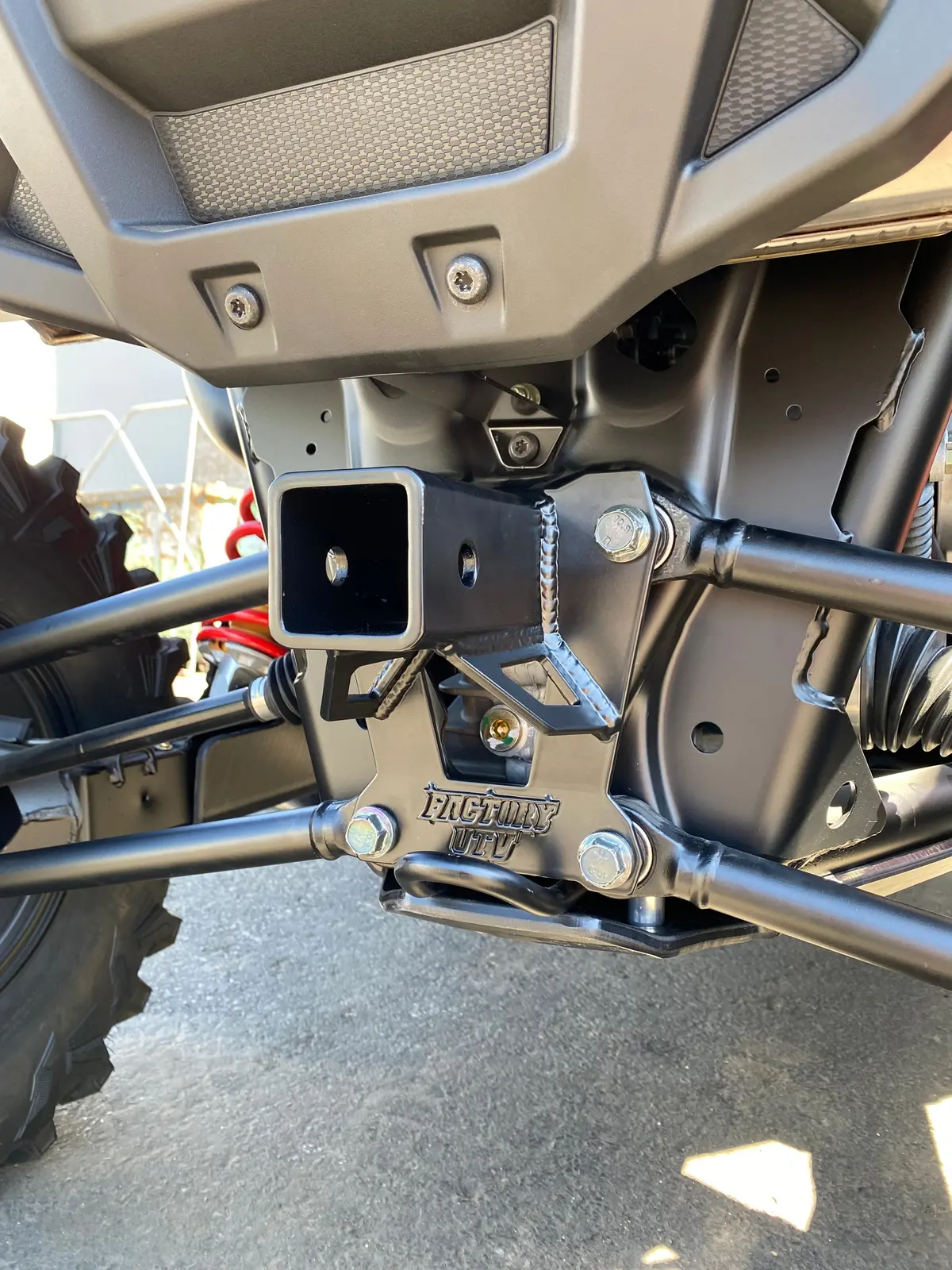 Polaris Rzr Rs1 Rear Hitch Receiver 1